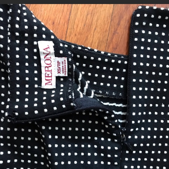 🖤 🤍 Polka Dot A-Line Dress - Picture 7 of 7